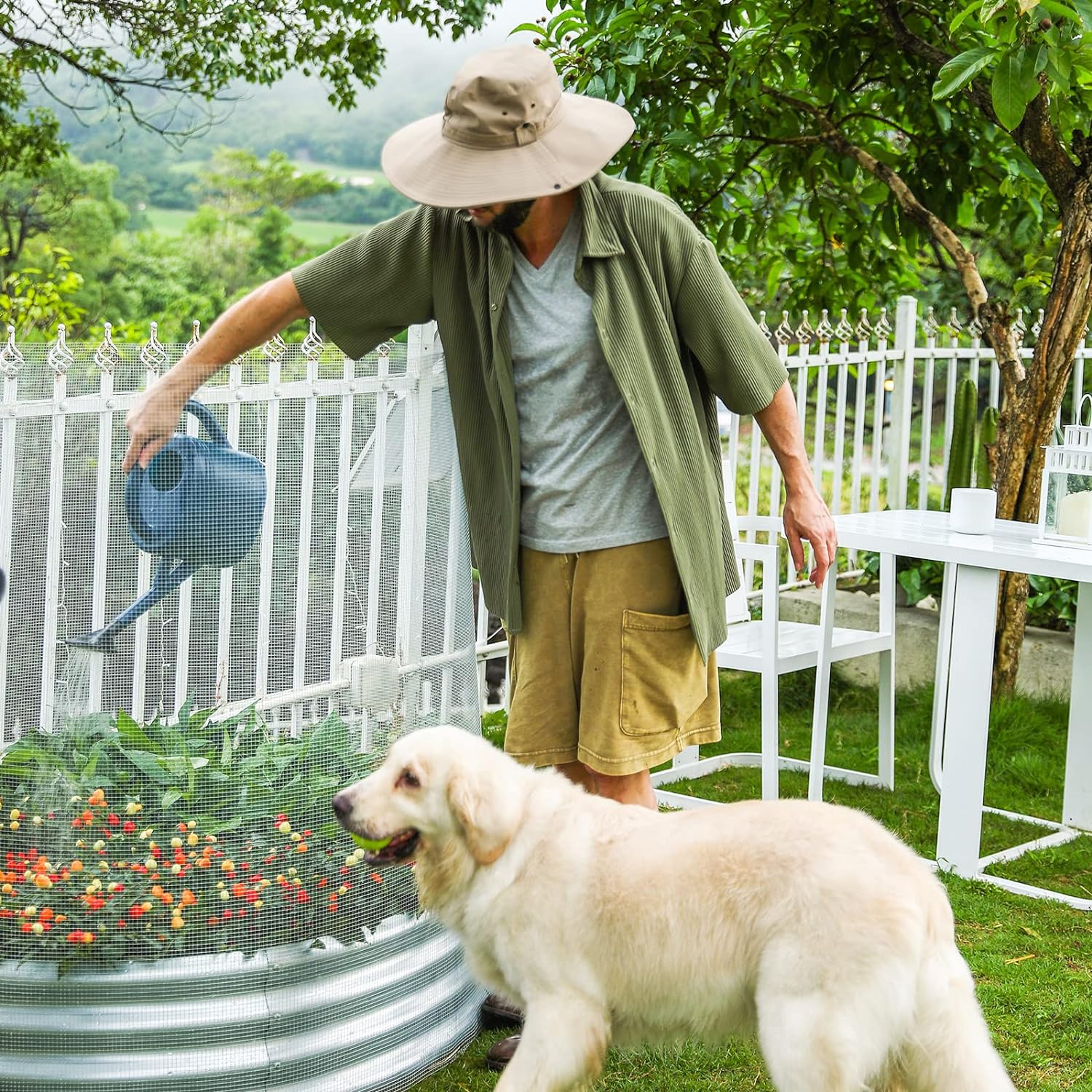 Land Guard 19 Gauge Hardware Cloth, 1/2 inch Chicken Wire Fence, Galvanized Welded Cage Wire Mesh Roll Supports Poultry Netting Cage Fence……… - Image 6